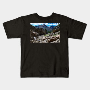 At the fringe of the treeline. Kids T-Shirt